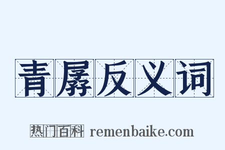 青孱反义词是什么意思的图片